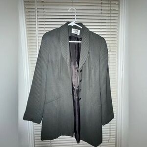 Kasper Women's Gray Pinstripe Blazer
